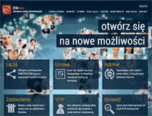 Tablet Screenshot of elknet.pl
